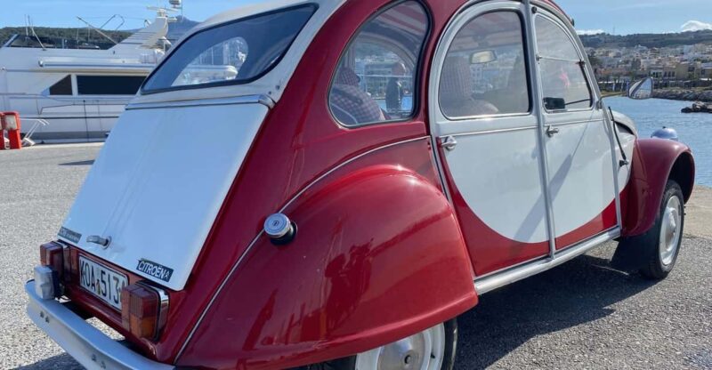 Ride With a Citroen 2CV Dolly 1989 Red-White for 12 Hours - Booking Information