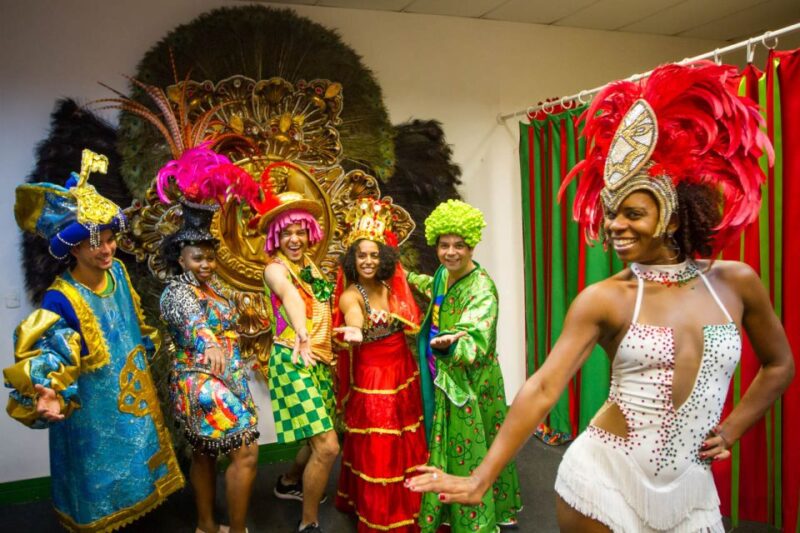 Rio: Carnival Backstage Tour at Samba City With Cocktail - Dress-Up in Parade Costumes