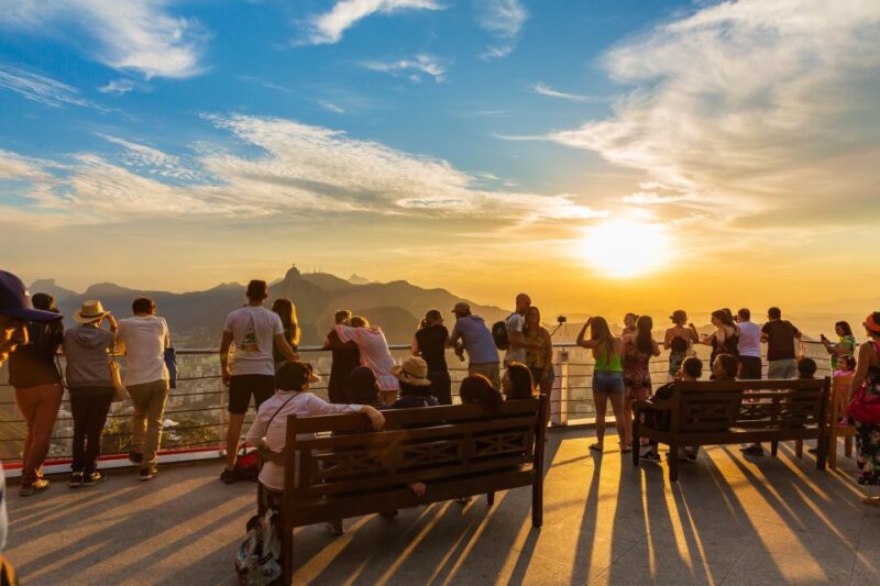 Rio: Christ the Redeemer, Selarón Steps & Sugarloaf Sunset - Ascending Sugarloaf Mountain