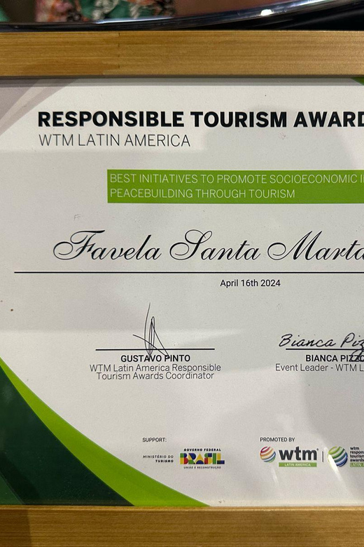 Rio De Janeiro: Favela Santa Marta Tour With a Local Guide - Inclusions