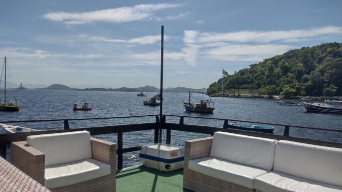 Rio: Floating Breakfast + Boat Trip in Guanabara Bay - Drive Back to Copacabana