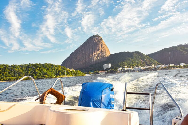 Rio: Speedboat Tour With Panoramic Photo and Diving Stops - Boat Tour Inclusions and Details