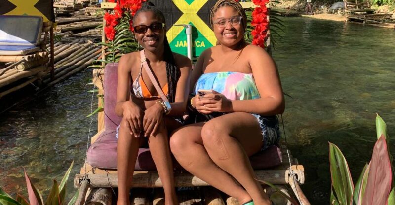 River Rafting & Limestone Massage, Margaritaville & Shopping - Bamboo Rafting Highlights
