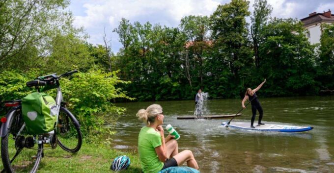 River Stand up Paddling Course 14 Km St. Michael - Leoben - Transportation to Entry Point