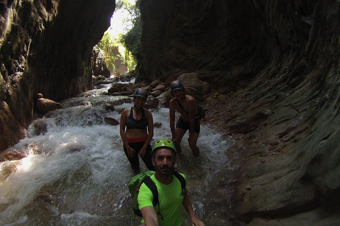 River Trekking at Neda Canyon - Location and Duration