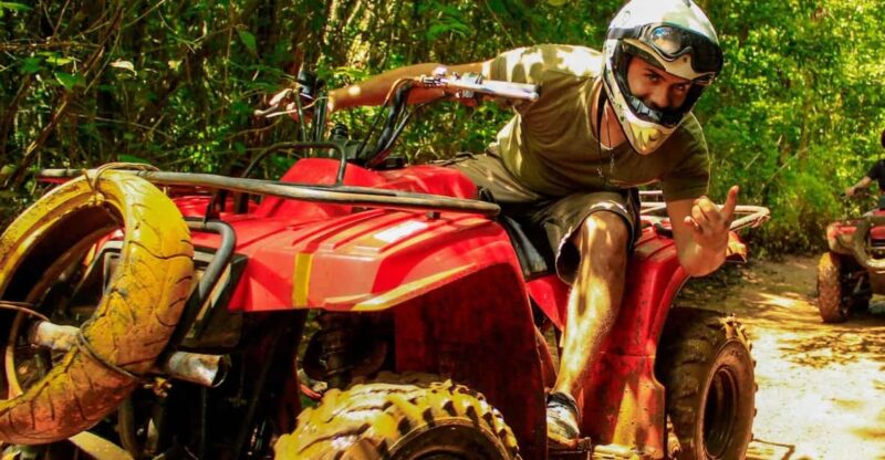 Riviera Maya: ATV Driving Share Cenote and Ziplines - Key Points