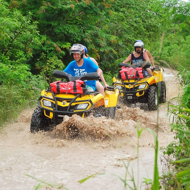 Riviera Maya: ATV Driving Share Cenote and Ziplines - Itinerary and Transportation