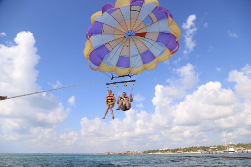 Riviera Maya: Parasailing Tour With Beach Club Access - Inclusions and Additional Costs