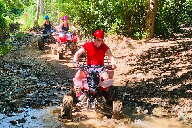 Roatan Wildlife Sustainable Safari~ATV Dune Buggy Beach Adventure - Relaxing at Private Beach