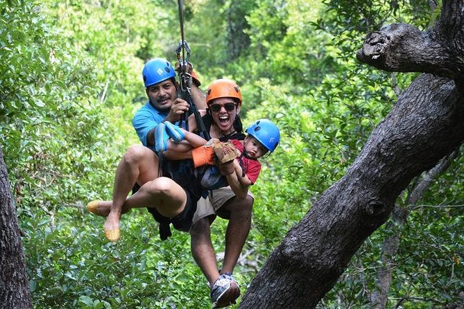 Roatan Zip & Dip Adventure With Monkey and Sloth - Key Points