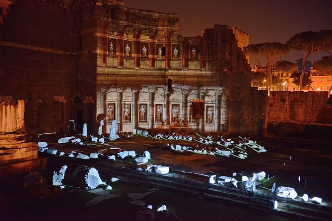 Roman Forum Experience: Admission Ticket Night Lights Show - Key Points