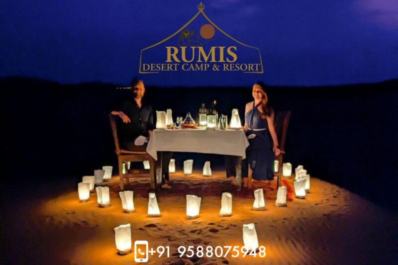 Romantic Night In Desert With Candle Light Dinner - Convenient Hotel Transfers