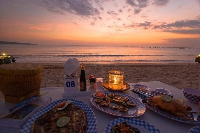 Romantic Seafood Dinner Under Sunset Jimbaran Beach - Jimbaran Beach Seafood Dining Experience
