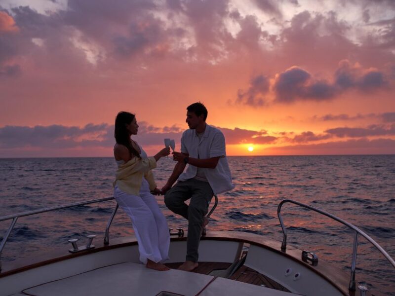 Romantic Sunset in the Sorrento Coast - Explore Queen Giovannas Bath