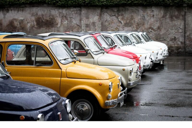 Rome: 3-Hour City Tour by Vintage Fiat 500 - Driver Requirements and Itinerary