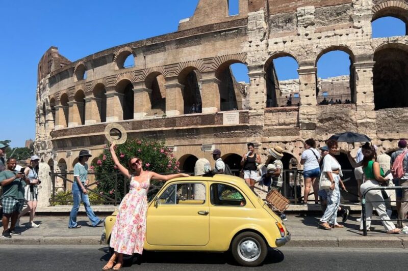 Rome: 3 Hour Panoramic Tour of Rome With a Vintage Fiat 500 - Vintage Car Experience