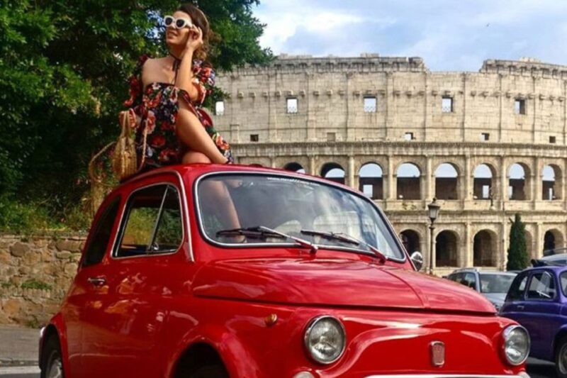 Rome: 3 Hour Panoramic Tour of Rome With a Vintage Fiat 500 - Historic Alleys and Monuments