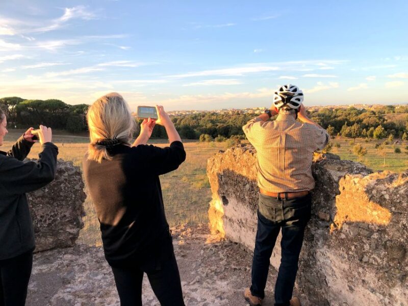 Rome: Appian Way & Catacomb Sunset E-Bike Tour With Aperitif - Booking and Restrictions