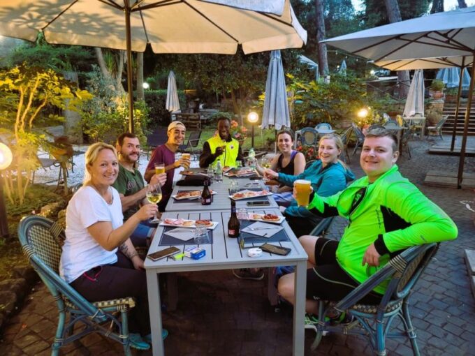 Rome: Appian Way & Catacomb Sunset E-Bike Tour With Aperitif - Guided Tour of Catacombs