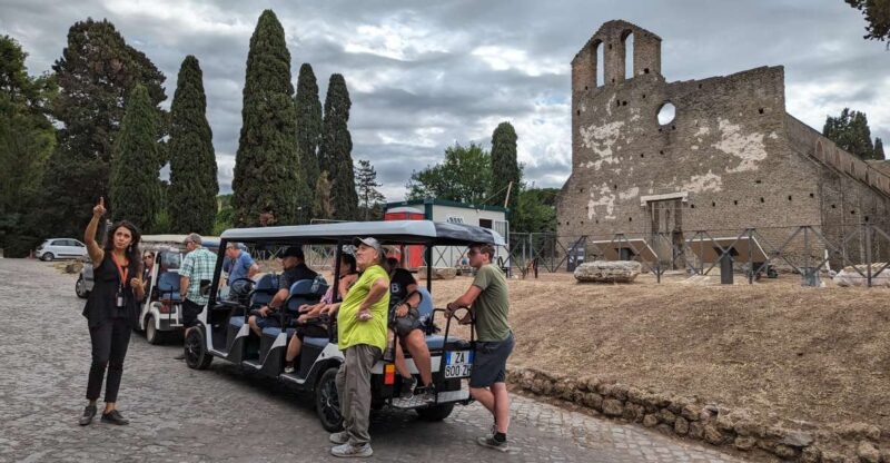 Rome: Appian Way & Catacombs Golf Cart Shared Tour - Itinerary Highlights