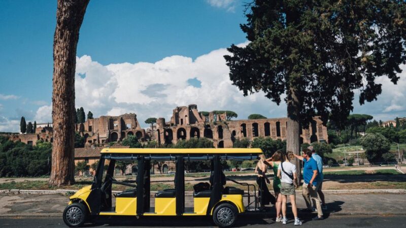 Rome: Appian Way Golf Cart Tour With Roman Catacombs Entry - Key Points