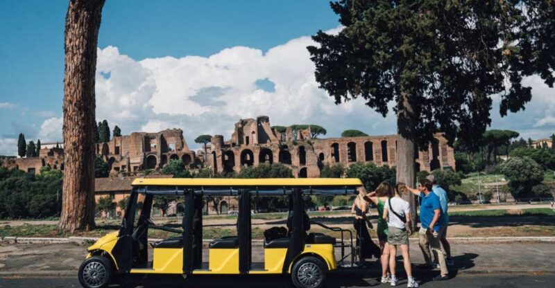 Rome: Appian Way Golf Cart Tour With Roman Catacombs Entry - Itinerary Highlights