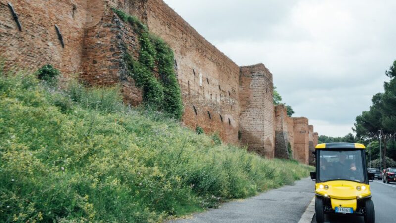 Rome: Appian Way Golf Cart Tour With Roman Catacombs Entry - Catacombs Experience