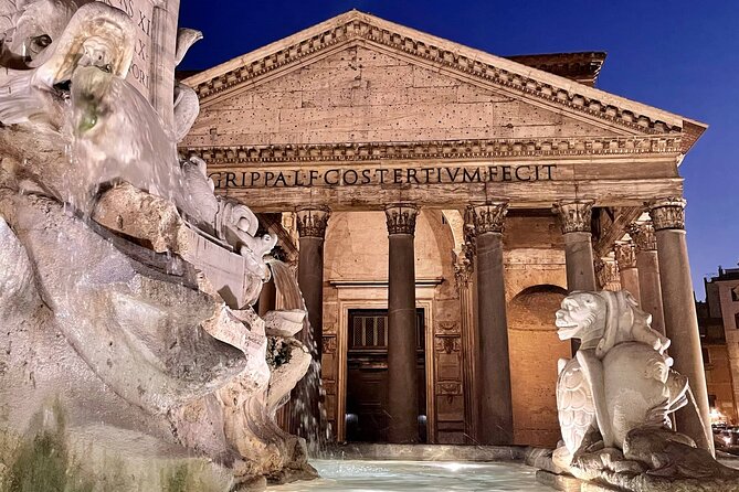Rome at Night - Illuminating the Eternal City - Architectural Wonders of the Pantheon