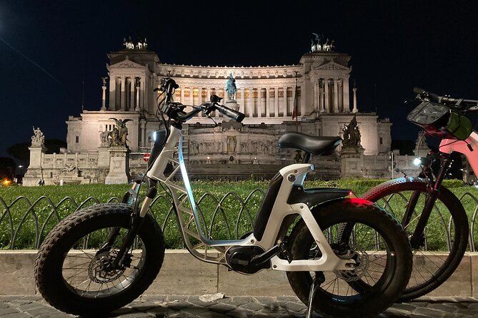 Rome by Night E-Bike Tour With Pizza Option - Tour Details and Duration