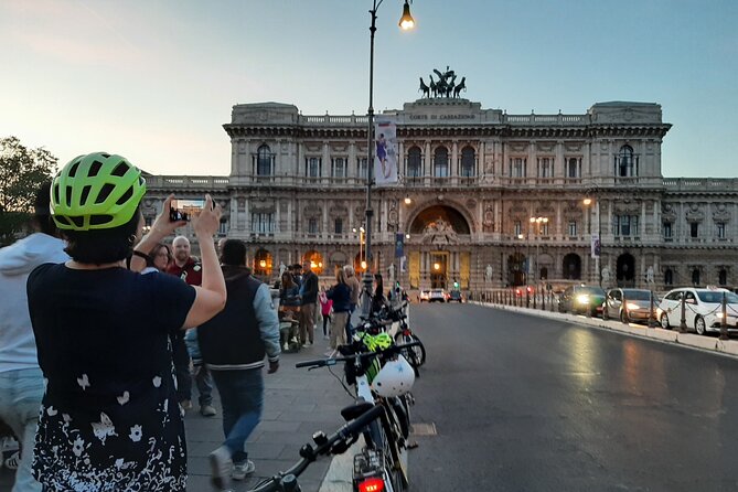 Rome by Night E-Bike Tour With Pizza Option - Meeting Point and Pickup