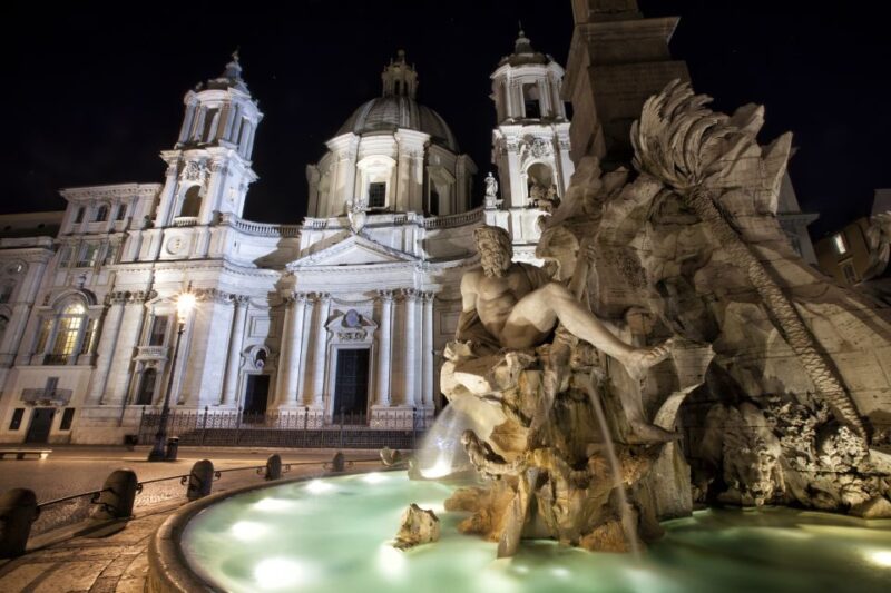 Rome by Night: Private Driving Tour With Dinner - Pickup and Accessibility