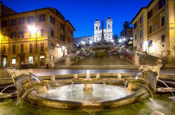 Rome by Night: Private Driving Tour With Dinner - Cancellation and Booking