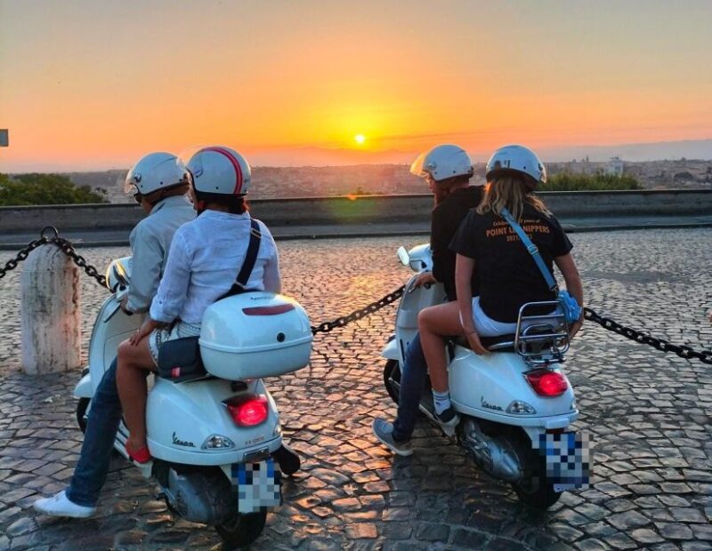 Rome by Night Vespa Tour With Driver/Private Guide - Important Information