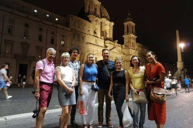 Rome by Night Walking Tour Including Piazza Navona Pantheon and Trevi Fountain - Highlights of the Tour
