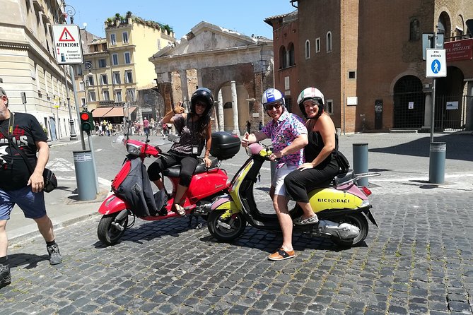Rome by Vespa Semi Private Tour | MAX 6 PEOPLE GUARANTEED - Tour Inclusions and Logistics