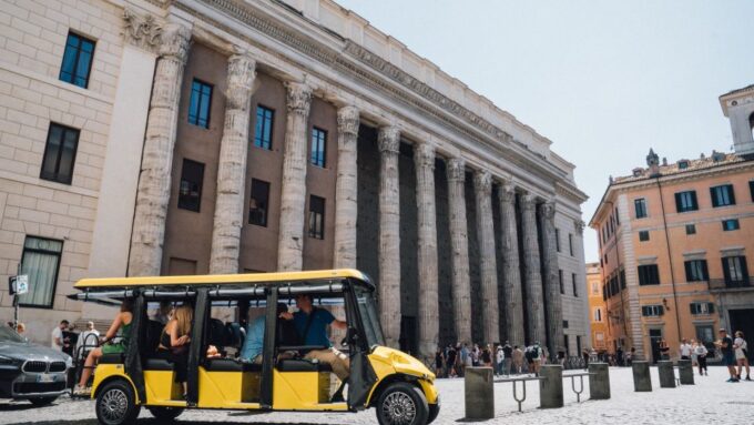 Rome: City Highlights Golf Cart Tour With Local Guide - Meeting Point and Accessibility