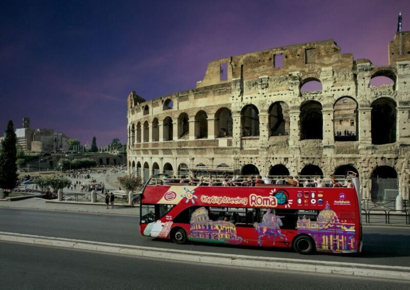 Rome: City Highlights Open-Top Bus Night Tour - Amenities
