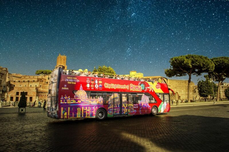 Rome: City Highlights Open-Top Bus Night Tour - Unique Nighttime Perspective