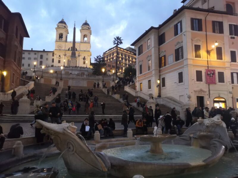 Rome: City Highlights Small Group Walking Tour by Night - Meeting Point and Tour Details