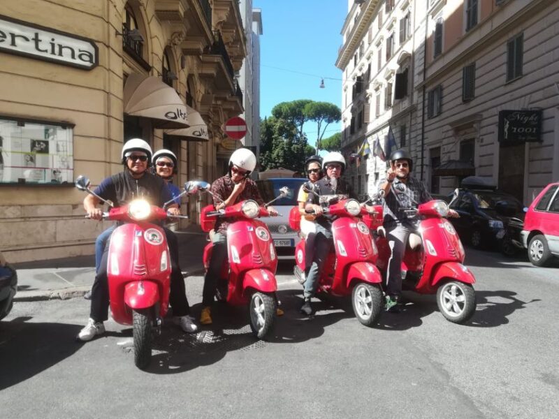 Rome: City Highlights Vespa Tour With Driver - Languages Offered