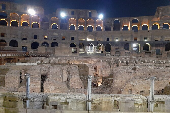 Rome: Colosseum by Night Guided Tour - Underground Tunnels and Chambers