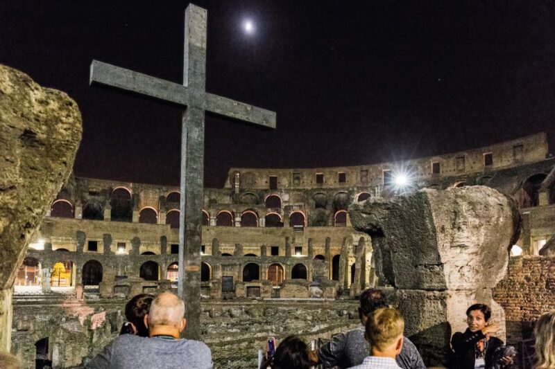 Rome: Colosseum Evening Guided Tour With Arena Floor Access - Meeting Point & Important Information