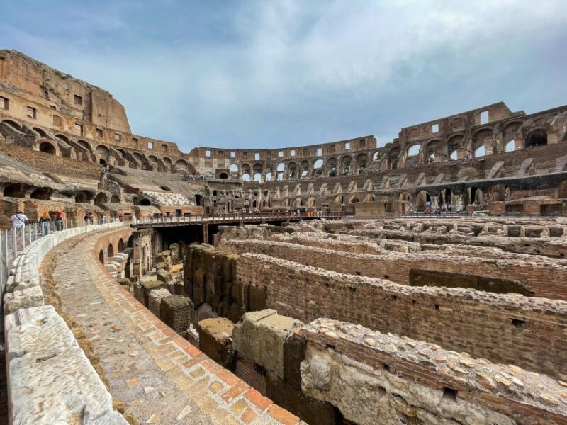 Rome: Colosseum Tour With Access to the Gladiator Arena - Itinerary and Experience