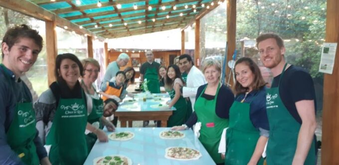 Rome: Combo Pizza and Pasta Cooking Class With Wine - Duration and Price