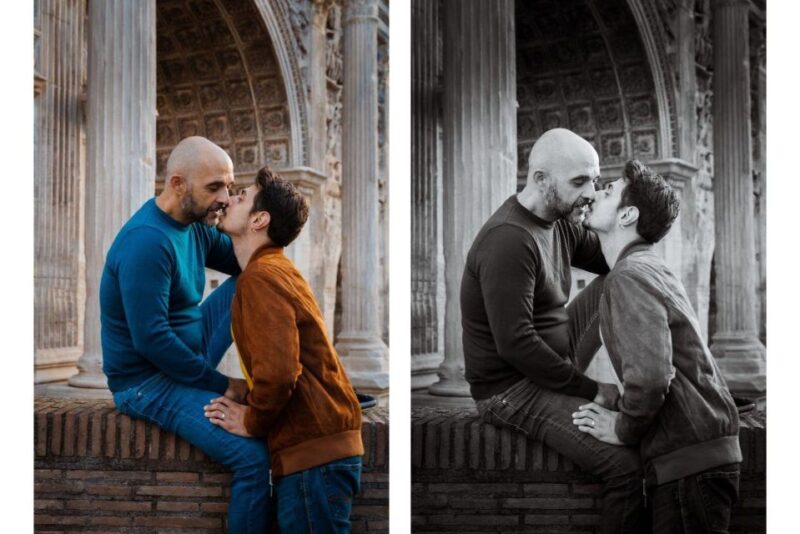 Rome: Couple Photoshoot Experience LGBTQ+ Friendly - Key Points