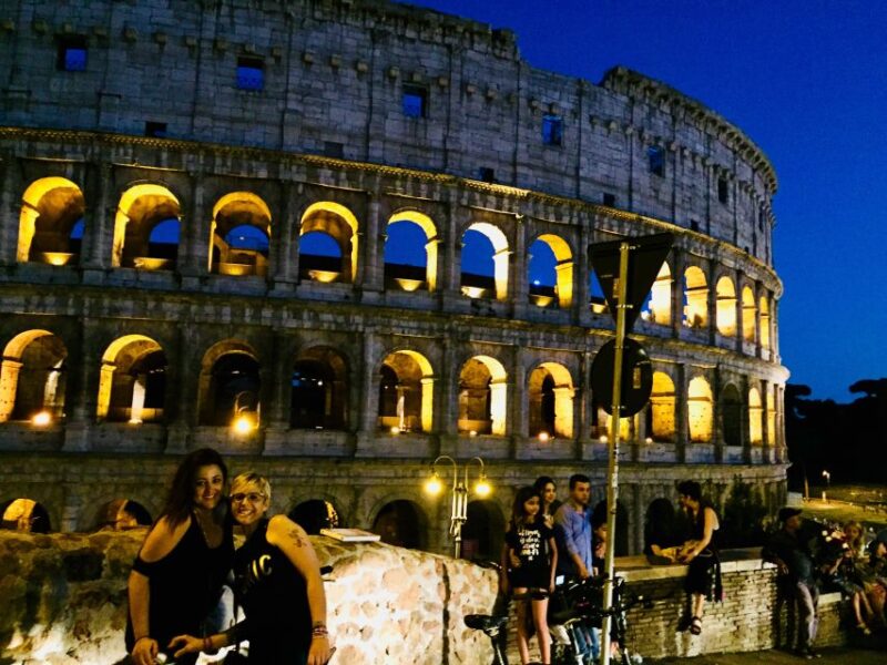 Rome: E-Bike Night Tour With Food and Wine Tasting - Experience Highlights