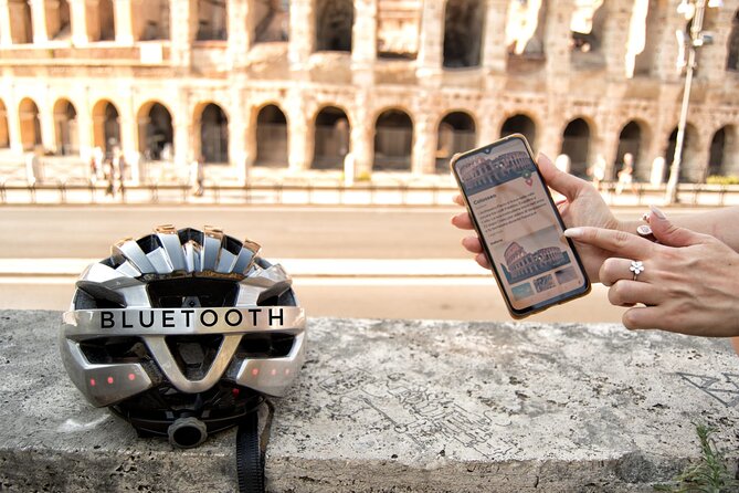 Rome: E-Bike Rental With Self-Guided Audio Tours - Helmet Audio Narration