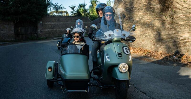 Rome: Evening Vespa Sidecar City Tour - Key Points