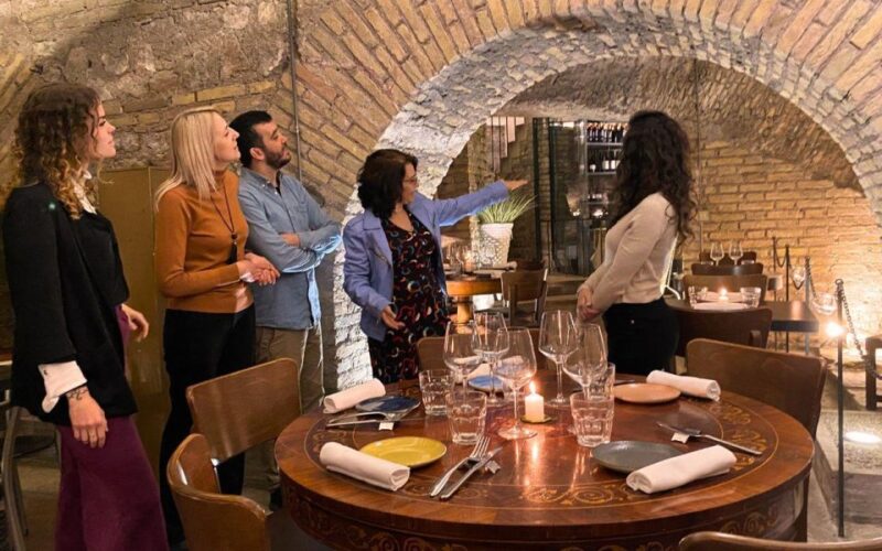 Rome: Exclusive Candlelight Dinner in Agrippas Roman Bath - Location and Accessibility