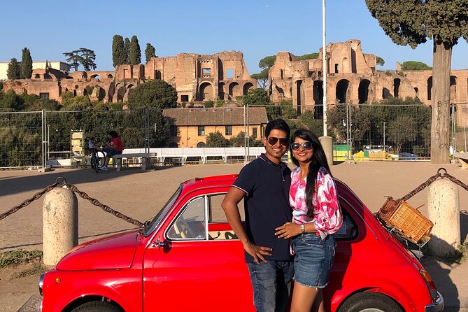Rome Fiat 500 Vintage Tour Photography - Personalized Touches